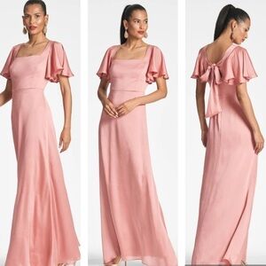 NWT Sachin + Babi Aurora Gown Rouge Flutter - Size 6 - bridesmaid dress
